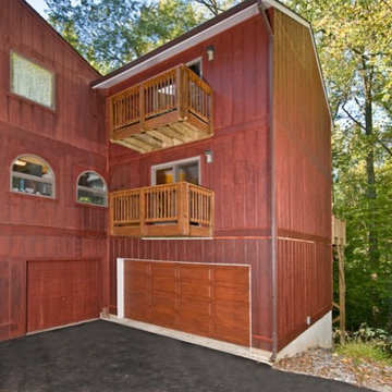 Contemporary Home in Annandale Adds Private Home Office and Den
