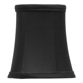 Upgradelights Black with Gold Trim 5 Inch Chandelier Shade 3x5x4 (Set of  6), Lampshades -  Canada