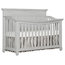 Evolur Madison 5 in 1 Flat Top Convertible Crib, Antique Gray Mist