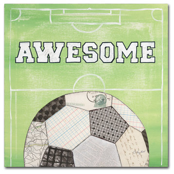 Courtney Prahl 'On the Field IV Awesome' Canvas Art, 24 x 24