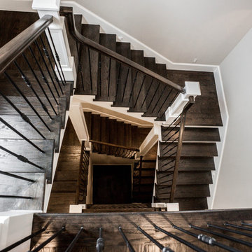 Wood Staircase (top down view)