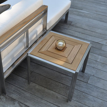 Kingsley-Bate Tivoli Stainless Steel and Teak Outdoor Furniture