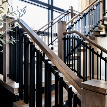 Central Alberta Residence - Stairs