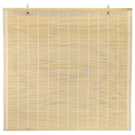 Matchstick Cordless Window Shade, Natural, 48" W