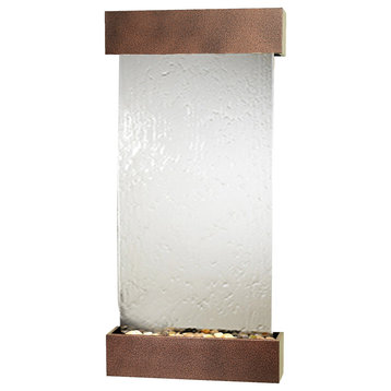 Whispering Creek Water Feature by Adagio, Silver Mirror, Copper Vein