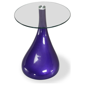 Lava Accent Table in Purple