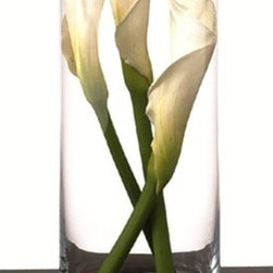 Clear Crystal Cylinder Vase | 16 x 6" - Products