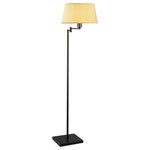 Robert Abbey - Robert Abbey Z1815 Real Simple - One Light Swing Arm Floor Lamp - Real Simple One Light Swing Arm Floor Lamp Dark Bronze Powder Coat Snowflake Fabric Shade *UL Approved: YES *Energy Star Qualified: n/a *ADA Certified: n/a *Number of Lights: Lamp: 1-*Wattage:150w A19 Medium Base bulb(s) *Bulb Included:No *Bulb Type:A19 Medium Base *Finish Type:Dark Bronze Powder Coat