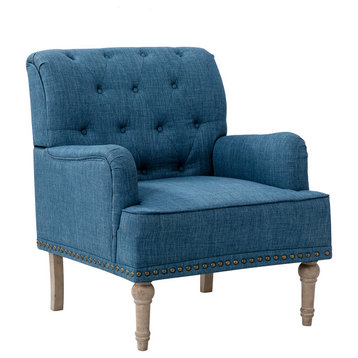 Traditional Armchair, Navy