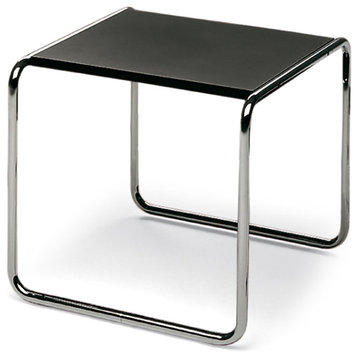 Marcel Breuer Laccio Nesting Table Small, Black Top