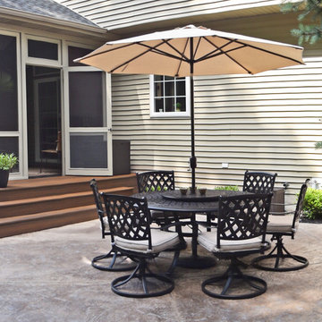 Stamped concrete patio in Avon Lake, OH