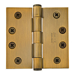 Emtek 4 1/2" x 4 1/2" with Square Corners Heavy Duty Door Hinge - Hinges