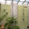 Bamboo Haven Matcha Green Ceramic Wall Tile