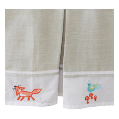 Fox and The Finch Applique Crib Skirt