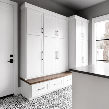 Southlake, TX painted brick home