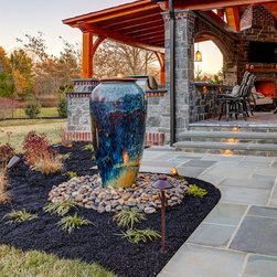 Water Jar Water Feature - Outdoor Fountains And Ponds