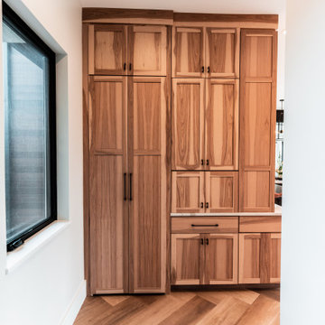 Modern Hickory Kitchen