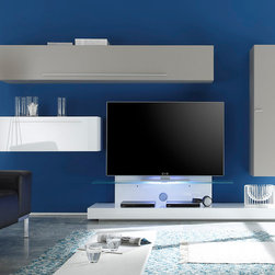 LC Mobili Modern Wall Unit Line 2-6 - $1,285.00 - Entertainment Centers And Tv Stands