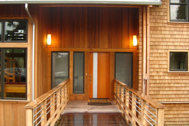 Home design - contemporary home design idea in Seattle