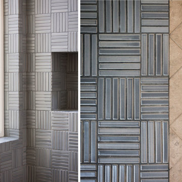 Gray Shower Tile (Ceramic Tile)