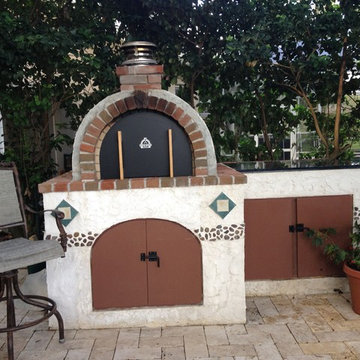 The Peterson Family Wood Fired Brick Pizza Oven in Florida
