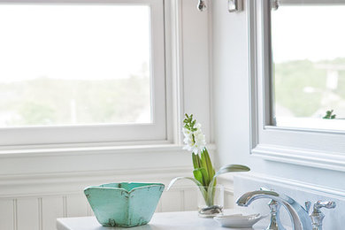 Bathroom - coastal bathroom idea in Portland Maine