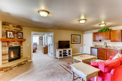Example of a basement design in Denver