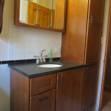 Black and White Bungalow Bathroom