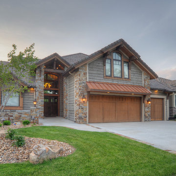 Coastal Transitional-Style Custom Home