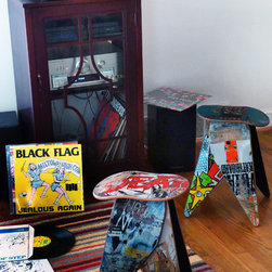 deckstool - Recycled Skateboard Furniture - Deckstool - Recycled Skateboard Stool - Products