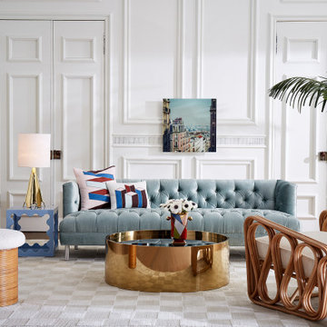Riviera Lounge Chair & Tuffet