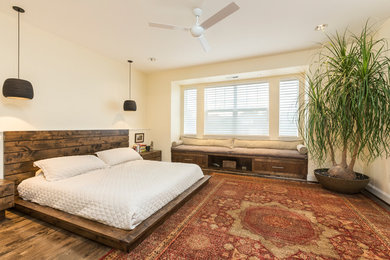 Bedroom - eclectic bedroom idea in Portland