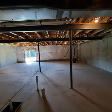 Basement remodel in Doylestown, PA