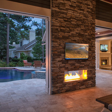 Bluffton Negative Edge Pool and Elevated Spa