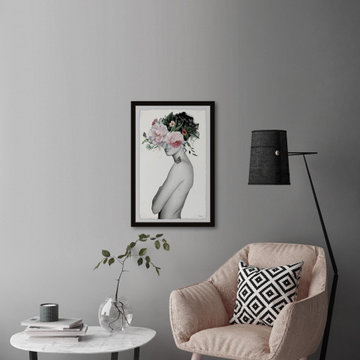 "Magical Bloom" Framed Painting Print