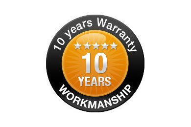 10-Year Workmanship Warranty
