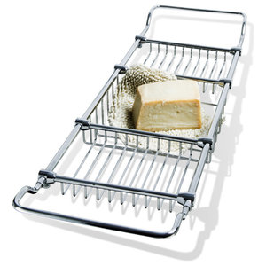 Chrome Bathtub Caddy Expandable Contemporary Shower Caddies By Organize It 02 D8590 Houzz