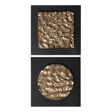 Uttermost Boaz Gold Wall Decor, 2-Piece Set