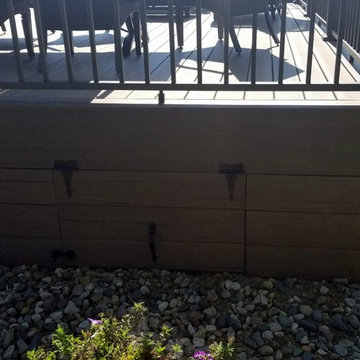Composite Timbertech Deck with Under Deck Skirting