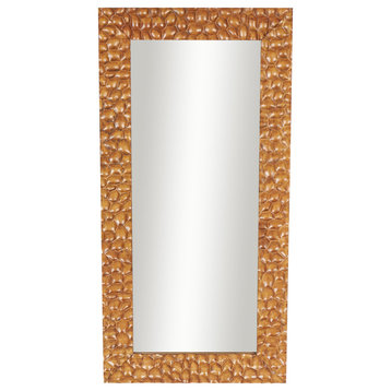 Traditional Brown Wood Floor Mirror 564267