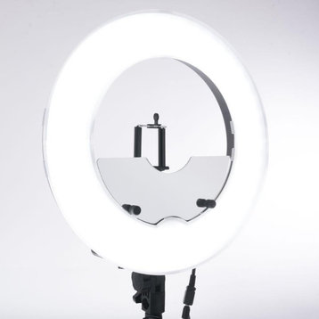 13.5"Desktop Dimmable LED Vanity Studio Ring Light With Stand