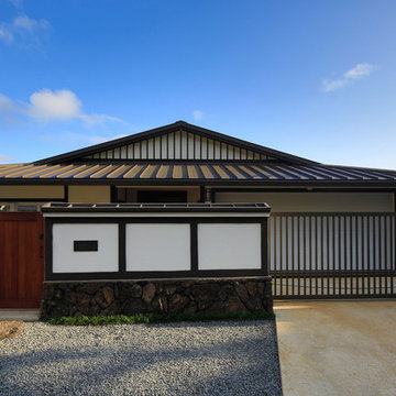 Hillside House with Japanese Influences