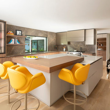 Mid-Century Kitchen and Bar Remodel
