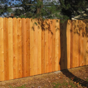 Solid Privacy Dog Ear Fence