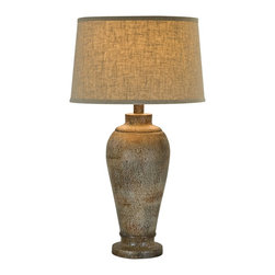 Universal Lighting and Decor - Yampai Multi Seal Blue Table Lamp - Table Lamps