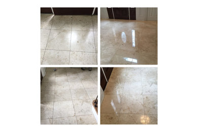 Travertine Floor Restoration and Polish