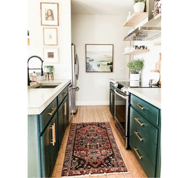 Tribal Oriental area rug