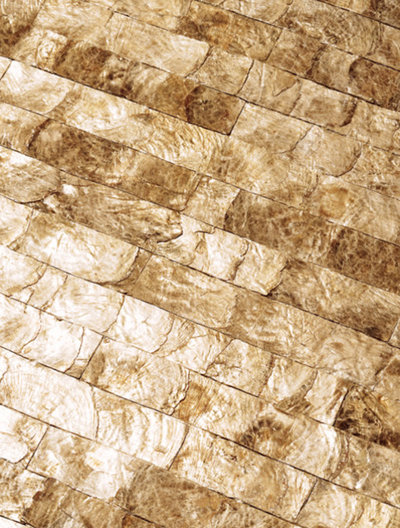 Wallpaper Maya Romanoff Mother-of-Pearl Wall Tiles