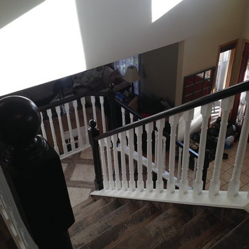 Stair Railing Transformation