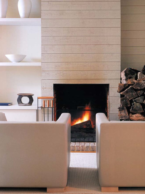 Fireplace Wood Plank Ideas, Pictures, Remodel and Decor